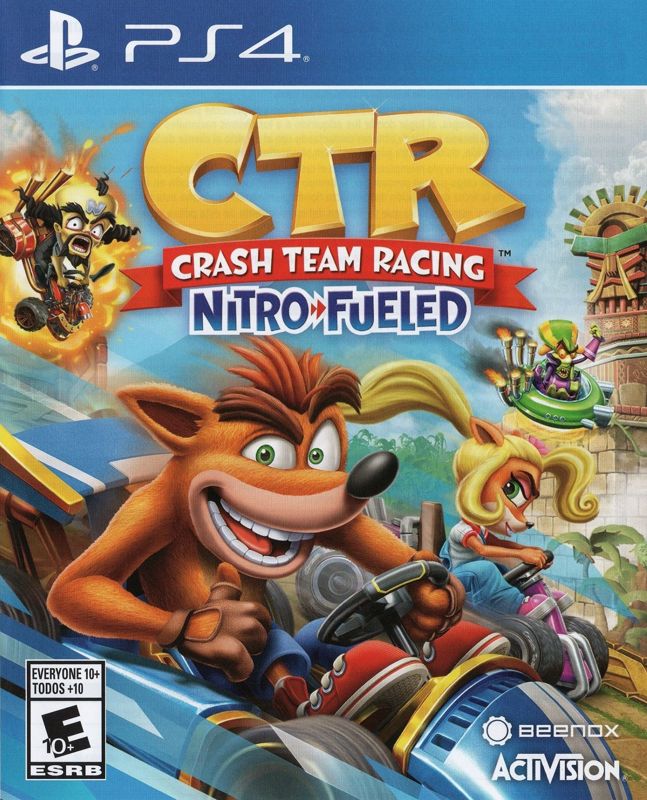 Crash Team Racing: Nitro Fueled box art for Playstation 4